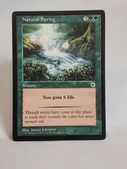 MTG Natural Spring Portal Regular Uncommon Magic - Image 1