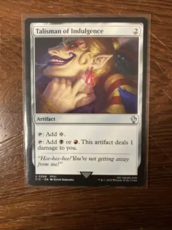 Talisman of Indulgence | 7% Off 2+ | Final Fantasy | NM | MTG - Image 1