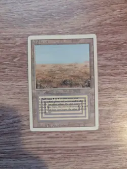 MTG Scrubland Revised Edition Regular Dual Land White Black - Image 1