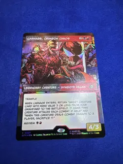 Carnage, Crimson Chaos Borderless FOIL MTG SPM - Image 1