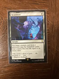 Reanimate - Commander: FINAL FANTASY MTG Plus Bonus Rare!!! - Image 1