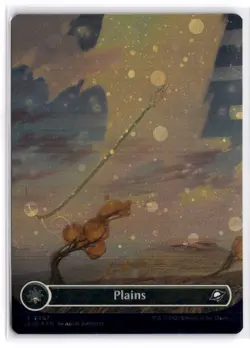 MTG FOIL Plains (0367) (Borderless) (Galaxy Foil) L 367 NM - Image 1