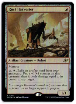 MTG FOIL Rust Harvester R 159 NM - Image 1