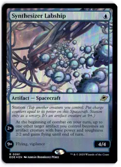 MTG FOIL Synthesizer Labship R 81 NM - Image 1