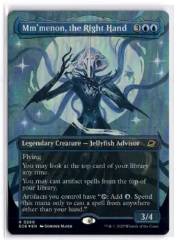 MTG FOIL Mm'menon, the Right Hand (Borderless) R 290 NM - Image 1