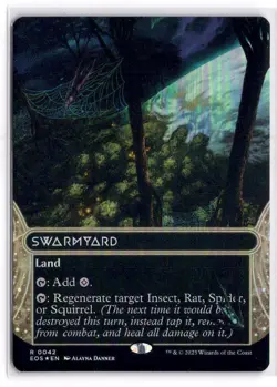 MTG FOIL Swarmyard (0042) (Borderless) R 42 NM - Image 1