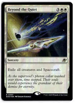 MTG FOIL Beyond the Quiet R 7 NM - Image 1