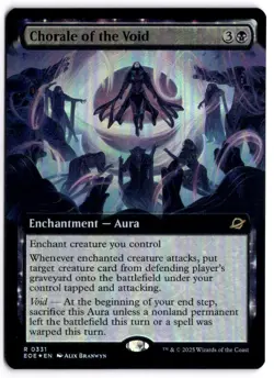 MTG FOIL Chorale of the Void (Extended Art) R 331 NM - Image 1