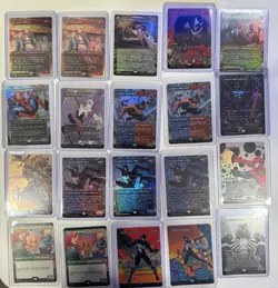 2025 Foil Marvel's Spider-Man MTG Lot of 69 FOIL cards - Image 1