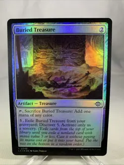 Buried Treasure The Lost Caverns of Ixalan Foil Magic the Gathering MTG - Image 1