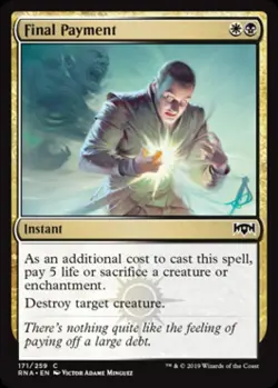 Final Payment - Near Mint MTG Ravnica Allegiance - Image 1