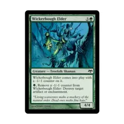 WOTC MtG Eventide Wickerbough Elder (C) (Foil) EX - Image 1