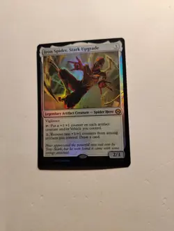 FOIL MTG Iron Spider, Stark Upgrade (0166) Rare Spider-Man SPM NM/MT - Image 3