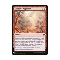 WOTC MtG The List Dragon's Approach (C) NM - Image 1