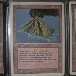 Volcanic Island Revised LP Light Play MTG Magic The Gathering - Image 1