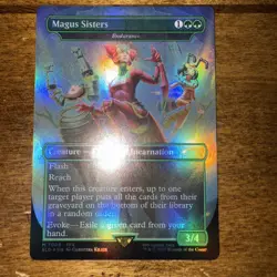 MTG English Magus Sisters - Endurance (Rainbow Foil) NM Foil Secret Lair - Image 2