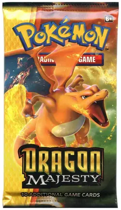 Pokemon TCG: Sun Moon Dragon Majesty Booster Pack - New, Factory Sealed - Image 1