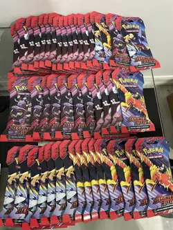 40x Pokemon TCG Destined Rivals Sleeved Booster Pack Blister NEW SEALED & Bundle - Image 1