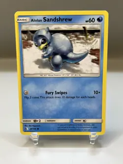 Pokemon Double Print Misprint Error Alolan Sandshrew 28/156 Sm-Ultra Prism - Image 2