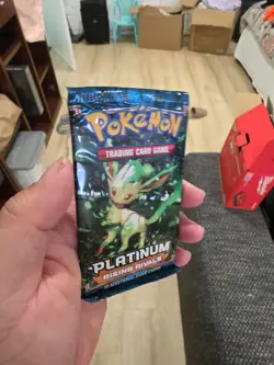 Pokemon Platinum Rising Rivals Booster Pack NEW FACTORY SEALED Lefeon Art 2009 - Image 2