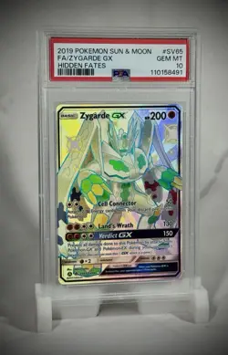 PSA 10 💎 2019 POKEMON SUN & MOON HIDDEN FATES #SV65 FA/ZYGARDE GX - Image 2