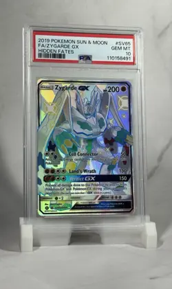 PSA 10 💎 2019 POKEMON SUN & MOON HIDDEN FATES #SV65 FA/ZYGARDE GX - Image 3