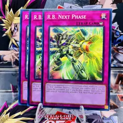 3x Yugioh Playset R.B. Next Phase DOOD-EN096 Common 1st Ed Near Mint - Image 1