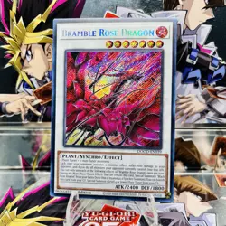 Yugioh Bramble Rose Dragon DOOD-EN039 Secret Rare 1st Ed Near Mint - Image 1
