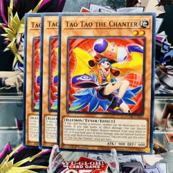 3x Yugioh Playset Tao Tao the Chanter DOOD-EN031 Common 1st Ed Near Mint - Image 1
