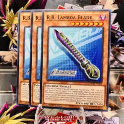 3x Yugioh Playset R.B. Lambda Blade DOOD-EN091 Common 1st Ed Near Mint - Image 1