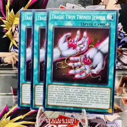 3x Yugioh Playset Tragic Twin Twined Jewels DOOD-EN071 Common 1st Ed Near Mint - Image 1