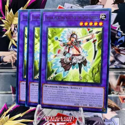 3x Yugioh Playset Faisan, Hunting Scout of the Deep Forest DOOD-EN084 Common NM - Image 1
