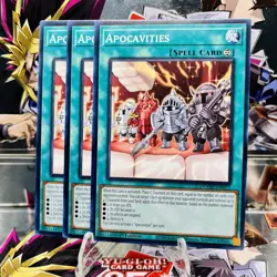 3x Yugioh Playset Apocavities DOOD-EN072 Common 1st Ed Near Mint - Image 1