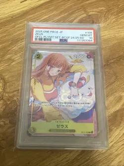 PSA 10 Zeus Nami OP11-106 Promo Bandai Card Games Fest 24-25 Japanese ONE PIECE - Image 1