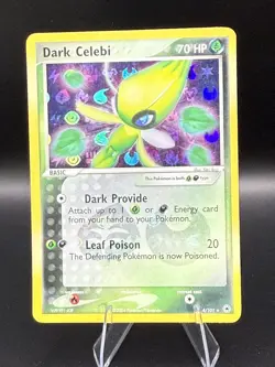 Dark Celebi 4/101 Hidden Legends Holo Rare Vintage Pokemon Card MINT NM - Image 1