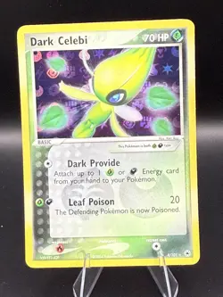 Dark Celebi 4/101 Hidden Legends Holo Rare Vintage Pokemon Card MINT NM - Image 1