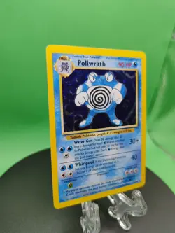 Poliwrath 13/102 Unlimited Base Set Holo Rare 1999 English Pokemon Card WoTC TCG - Image 4