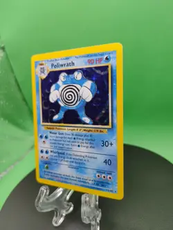 Poliwrath 13/102 Unlimited Base Set Holo Rare 1999 English Pokemon Card WoTC TCG - Image 5