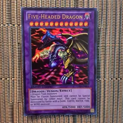 1996 Yu-Gi-Oh! Limited Edition Five Headed Dragon Card LC03-EN004 Ultra Rare - Image 3