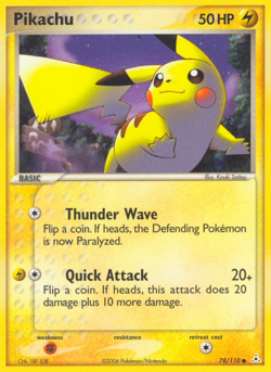 Pikachu 78/110 Common | Holon Phantoms | Pokemon Card - Image 1