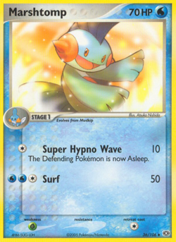 Marshtomp 36/106 Uncommon | Emerald | Pokemon Card - Image 1