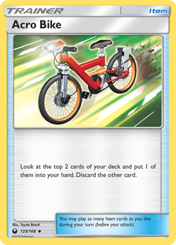 Acro Bike 123/168 Uncommon | Celestial Storm | Pokemon Card - Image 1