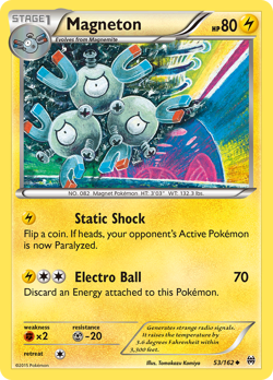 Magneton 53/162 Uncommon | BREAKthrough | Pokemon Card - Image 1
