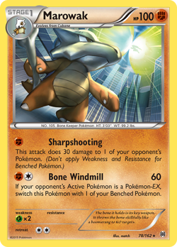 Marowak 78/162 Rare | BREAKthrough | Pokemon Card - Image 1