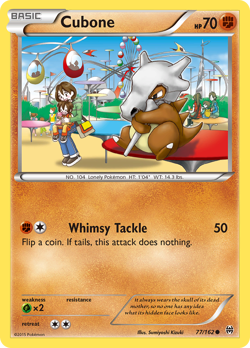 Cubone 77/162 Common | BREAKthrough | Pokemon Card - Image 1