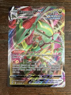 Rayquaza VMAX 111/203 SWSH07: Evolving Skies Holo (JUMBO CARD) - Image 1