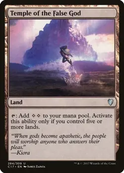 Temple of the False God (Magic MTG Commander 2017) NM English - Image 1