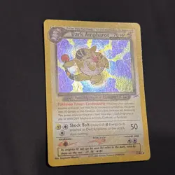 Dark Ampharos - 1/105 - Pokemon Neo Destiny Unlimited Holo Rare Card WOTC LP - Image 2