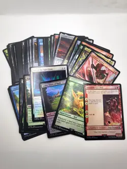 Magic The Gathering Bulk Lot Of 50 Random Cards C/UC/R/L/T/Holos NEAR MINT - Image 1