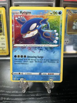 Pokemon TCG Kyogre Shining Fates Holo Card 021/072 Amazing Rare - Image 1